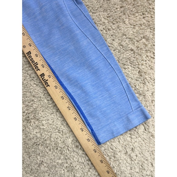 Yelete High Waist Ombre Blue Work Out Leggings Womens Size Large Seamless - Picture 8 of 9